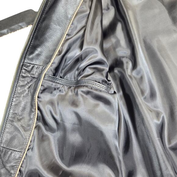 Roundtree & Yorke Burnished Lambskin Leather Jacket Coat‎ Size XL Excellent - Picture 12 of 16